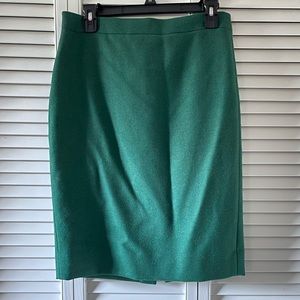 JCrew no.2 Pencil Skirt 100% Wool size 4, like new